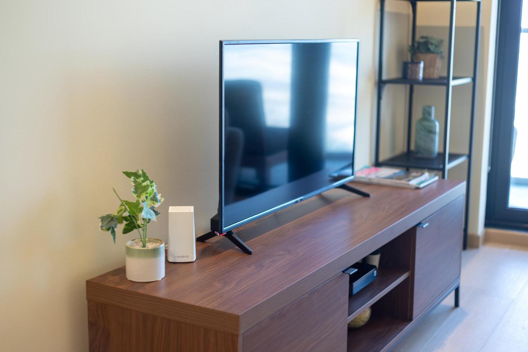 Modern 1Br Apartment, High Floor, Near Dubai Mall Buitenkant foto